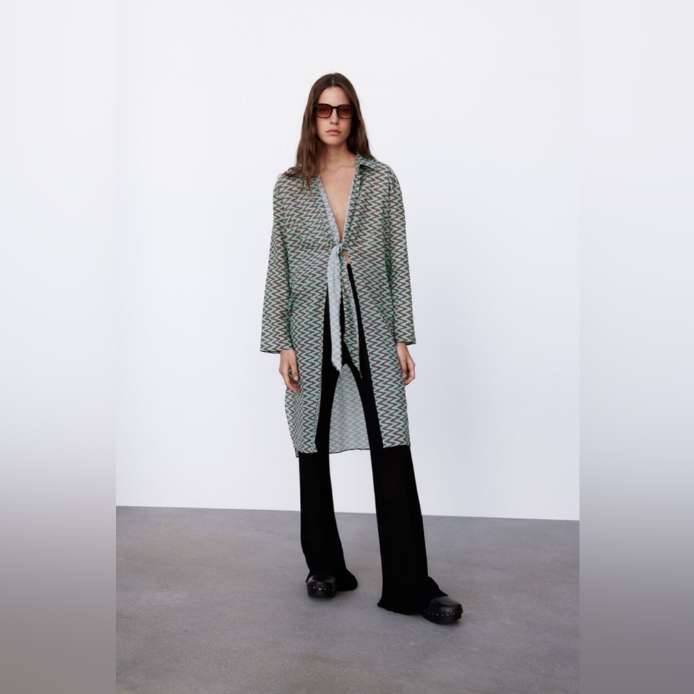 PRINTED TUNIC
SEA GREEN